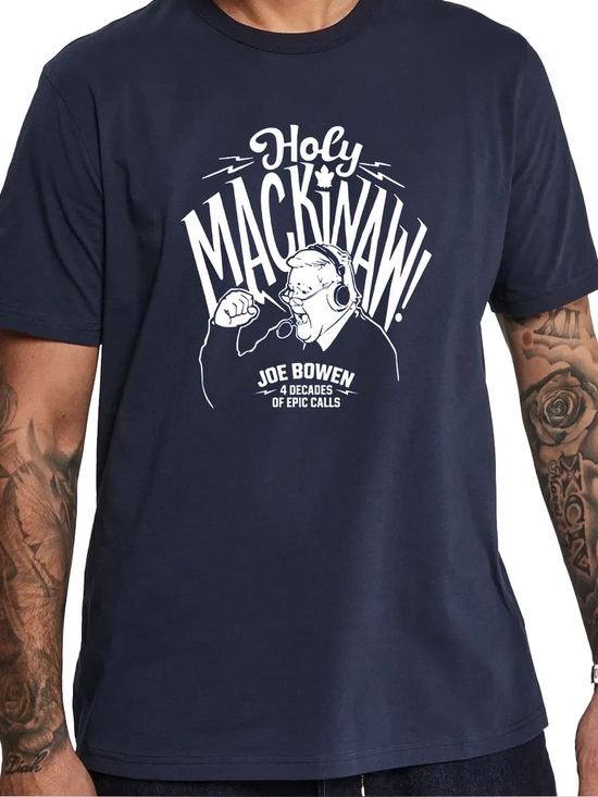 Other - 🌺5/$25🌺Toronto Maple Leafs Holy Mackinaw! Navy Graphic T-Shirt-NWOT
